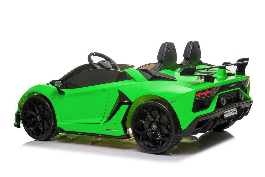 Elektrinis važiuojamas automobilis Lamborghini Aventador SX2028, žalias