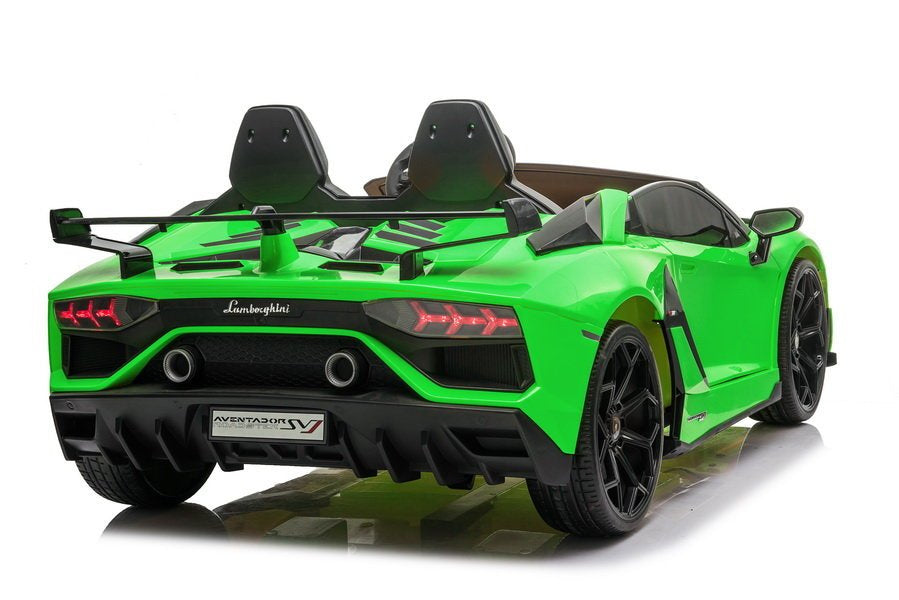 Elektrinis važiuojamas automobilis Lamborghini Aventador SX2028, žalias