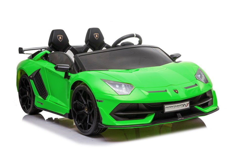 Elektrinis važiuojamas automobilis Lamborghini Aventador SX2028, žalias