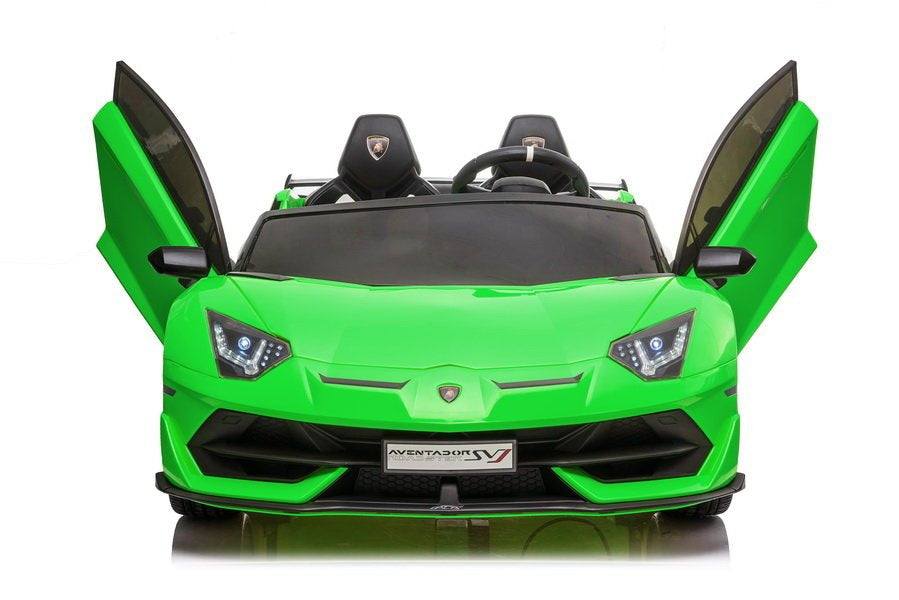 Elektrinis važiuojamas automobilis Lamborghini Aventador SX2028, žalias
