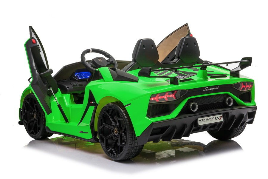 Elektrinis važiuojamas automobilis Lamborghini Aventador SX2028, žalias