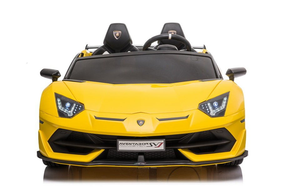 Elektrinis važiuojamas automobilis Lamborghini Aventador SX2028, geltonas