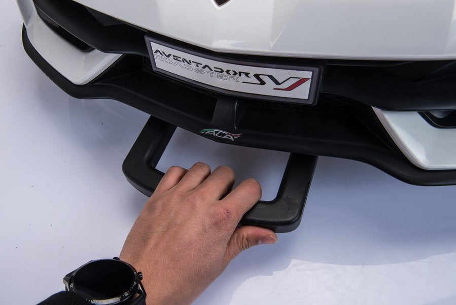 Elektrinis važiuojamas automobilis Lamborghini Aventador SX2028, geltonas