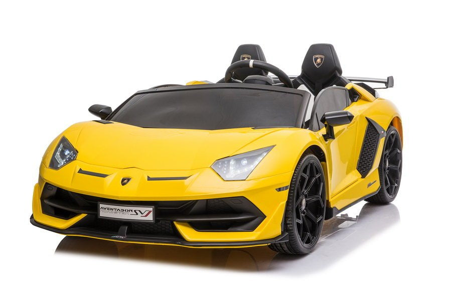 Elektrinis važiuojamas automobilis Lamborghini Aventador SX2028, geltonas