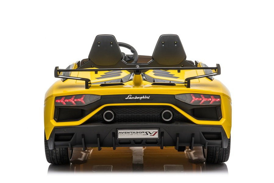 Elektrinis važiuojamas automobilis Lamborghini Aventador SX2028, geltonas