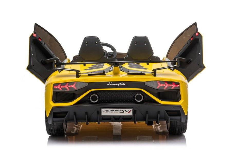 Elektrinis važiuojamas automobilis Lamborghini Aventador SX2028, geltonas