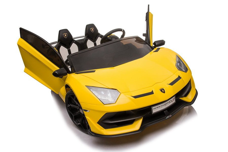 Elektrinis važiuojamas automobilis Lamborghini Aventador SX2028, geltonas