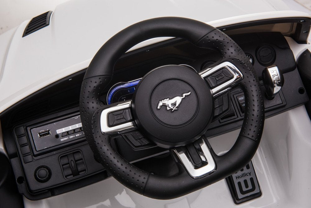 Elektrinis važiuojamas automobilis Ford Mustang GT Drift SX2038, baltas