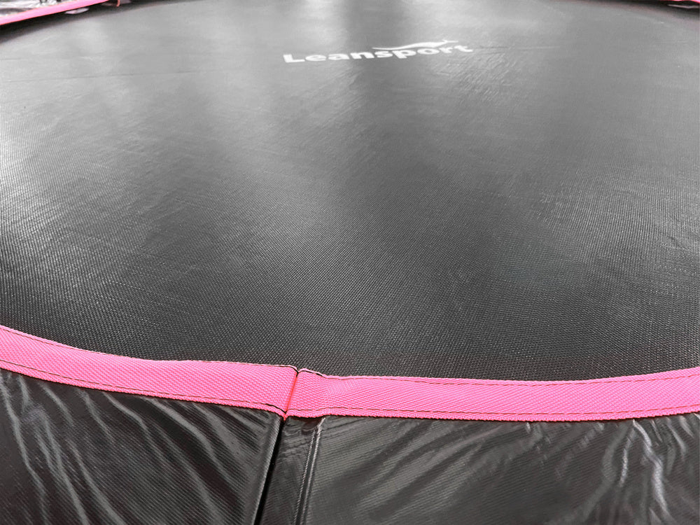 LEAN Sport Max batutas 14ft, juodai rožinis
