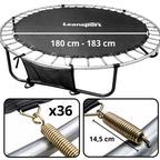 Batutų šokimo kilimėlis 6ft LEAN SPORT MAX
