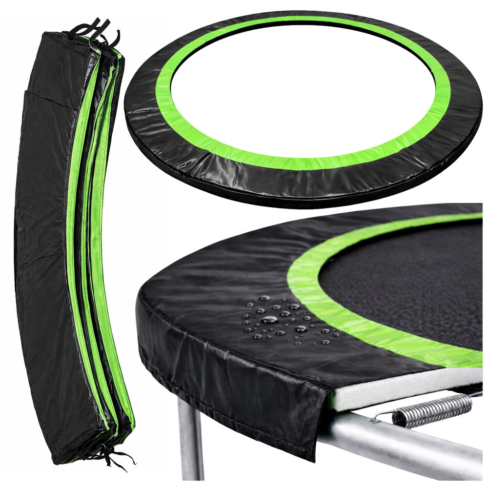 Spyruoklių apsauga Sport Max 16ft batutui, juodai žalia