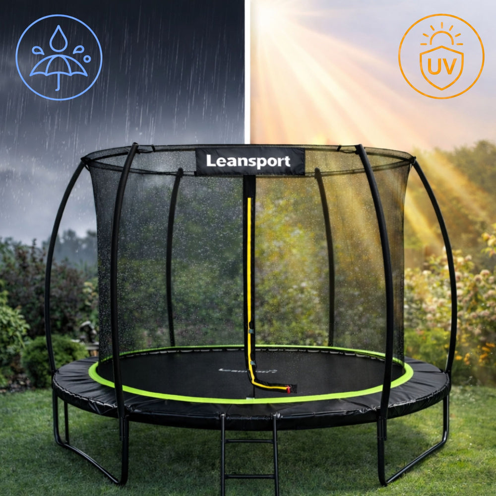 Spyruoklių apsauga Sport Max 16ft batutui, juodai žalia