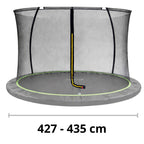 Vidinis tinklas Sport Max 14ft batutui, rožinis
