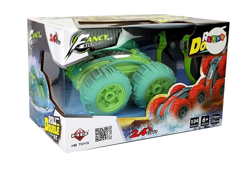 Amfibinis automobilis 1:24, nuotoliniu būdu valdomas, žalias