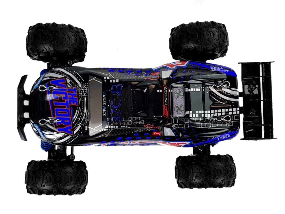Nuotoliniu būdu valdomas ralio automobilis 1:18, mėlynas, ENOZE 9302E, 45 km/h