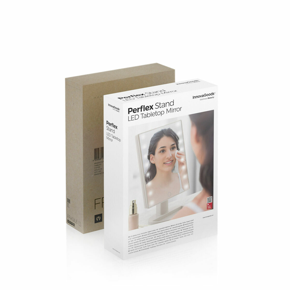 Tabletop Touch LED Mirror Perflex InnovaGoods-2