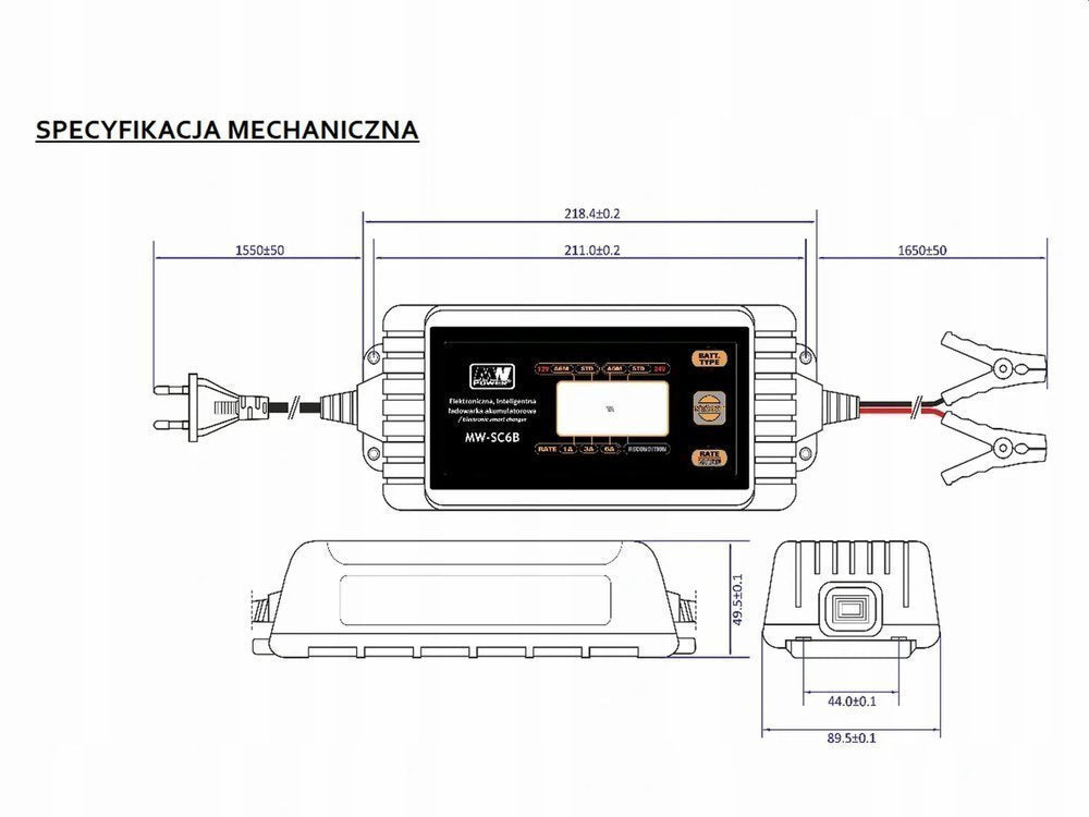 Išmanusis akumuliatorių įkroviklis 12V / 24V MW-SC4B