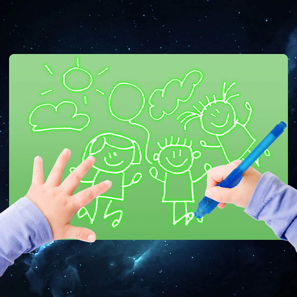 Vaikiška šviečianti piešimo lenta