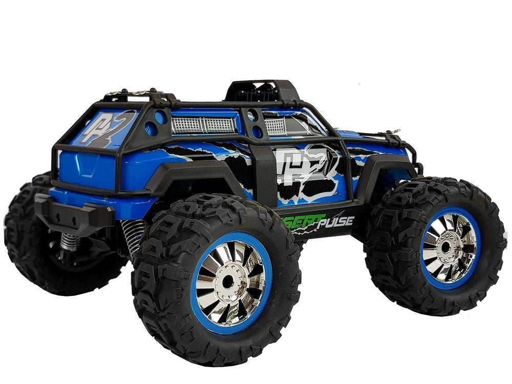 Rally automobilis, nuotoliniu būdu valdomas, mėlynas, 2.4G, 1:18, 35 km/h