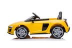Elektrinis važiuojamas automobilis Audi R8 Lift A300, geltonas