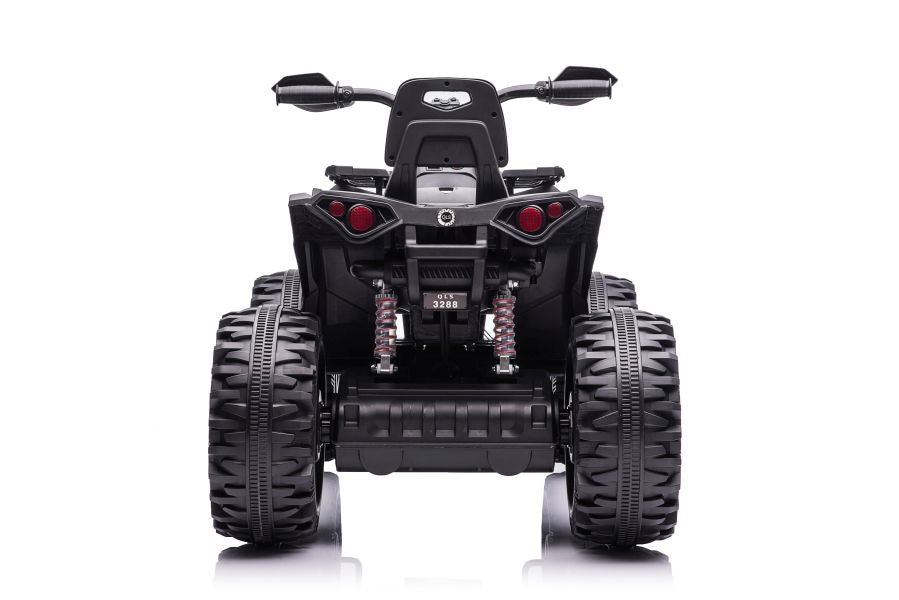 Elektrinis važiuojamas keturratis QLS-3288, juodas