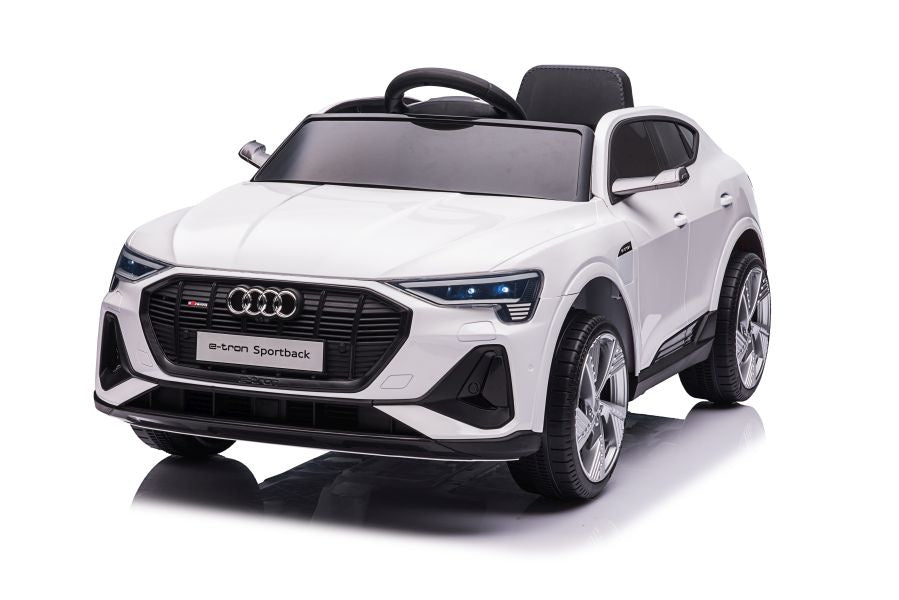 Elektrinis važiuojamas automobilis Audi E-Tron QLS-6688, baltas