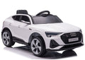 Elektrinis važiuojamas automobilis Audi E-Tron QLS-6688, baltas