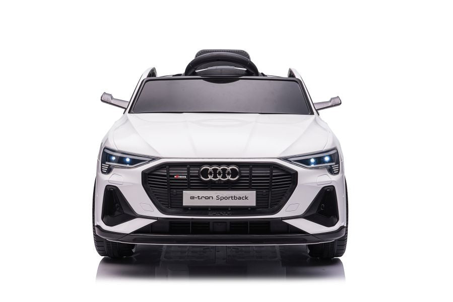 Elektrinis važiuojamas automobilis Audi E-Tron QLS-6688, baltas