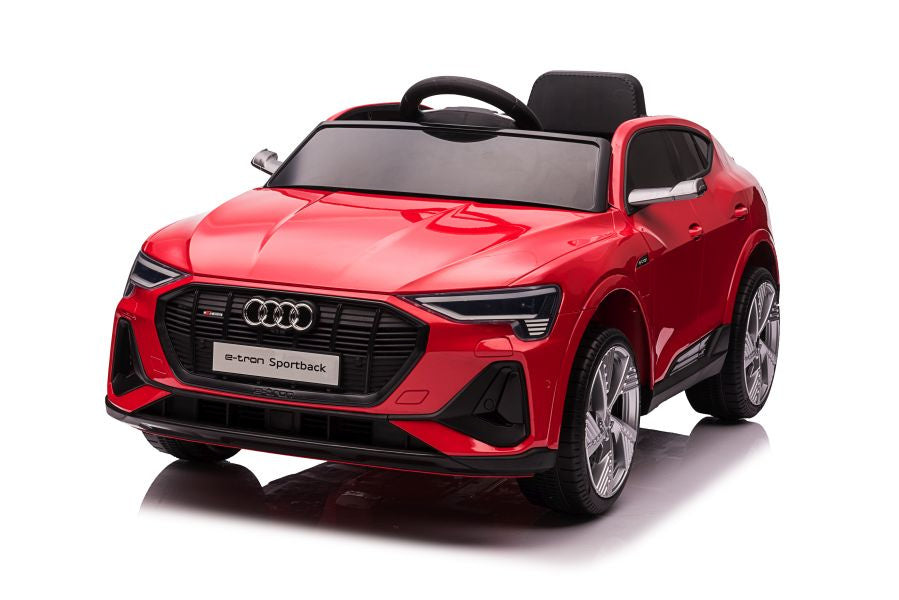 Elektrinis važiuojamas automobilis Audi E-Tron QLS-6688, raudonas