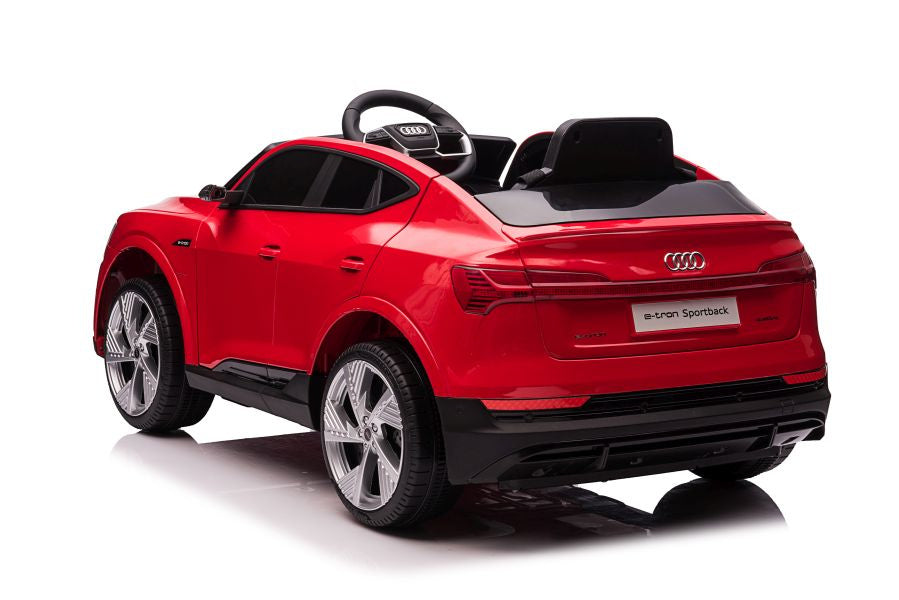 Elektrinis važiuojamas automobilis Audi E-Tron QLS-6688, raudonas