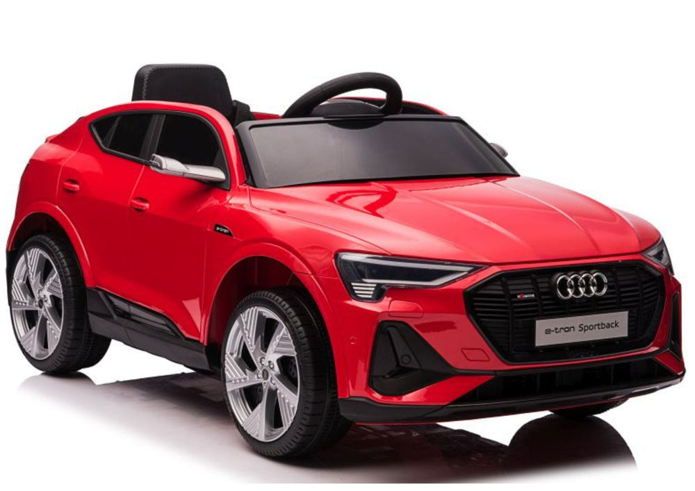 Elektrinis važiuojamas automobilis Audi E-Tron QLS-6688, raudonas