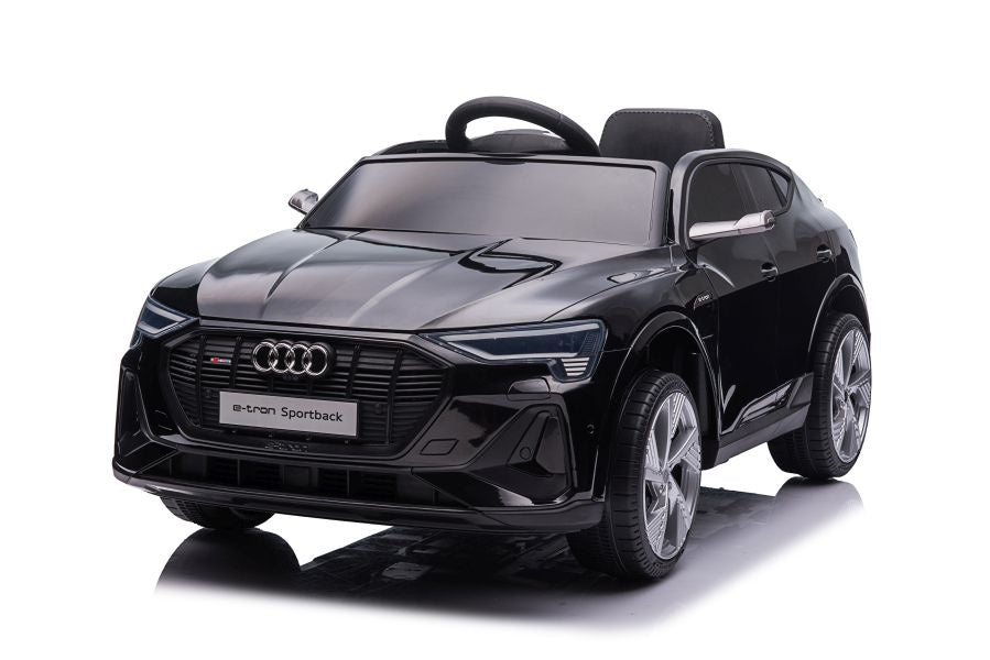 Elektrinis važiuojamas automobilis Audi E-Tron QLS-6688, juodas