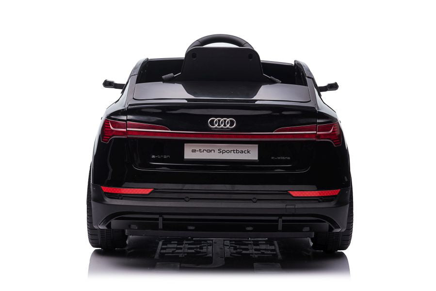 Elektrinis važiuojamas automobilis Audi E-Tron QLS-6688, juodas