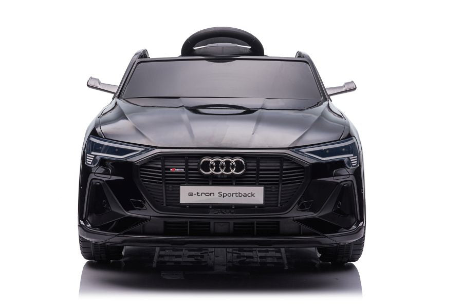 Elektrinis važiuojamas automobilis Audi E-Tron QLS-6688, juodas
