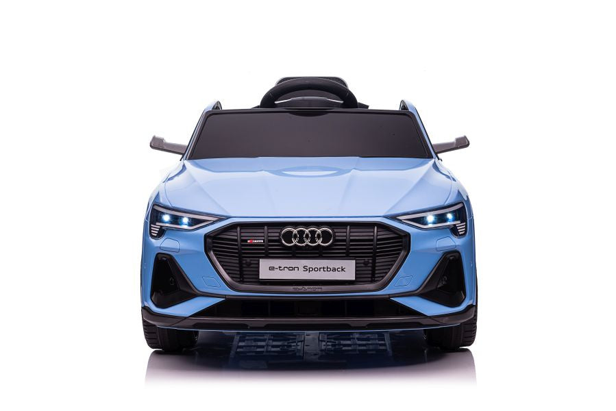 Elektrinis važiuojamas automobilis Audi E-Tron QLS-6688, mėlynas