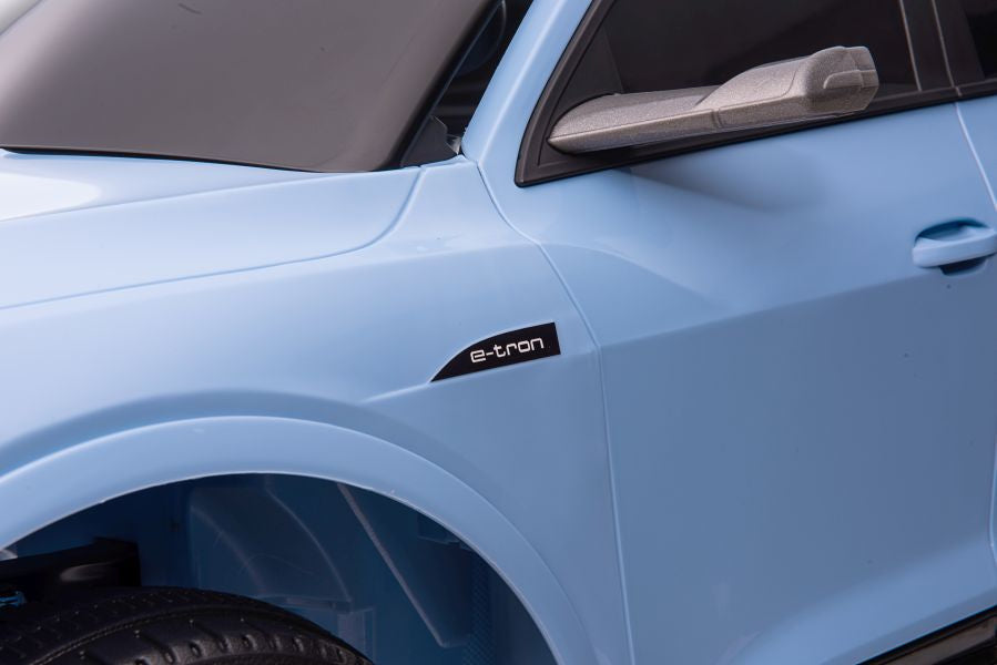 Elektrinis važiuojamas automobilis Audi E-Tron QLS-6688, mėlynas