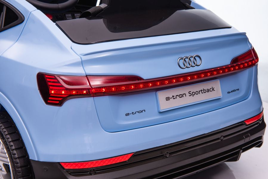 Elektrinis važiuojamas automobilis Audi E-Tron QLS-6688, mėlynas