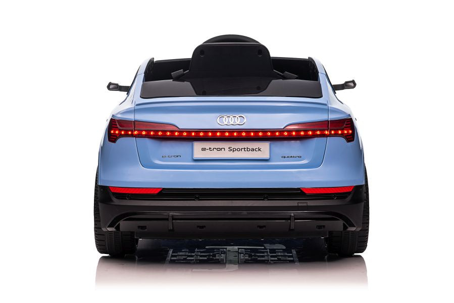Elektrinis važiuojamas automobilis Audi E-Tron QLS-6688, mėlynas