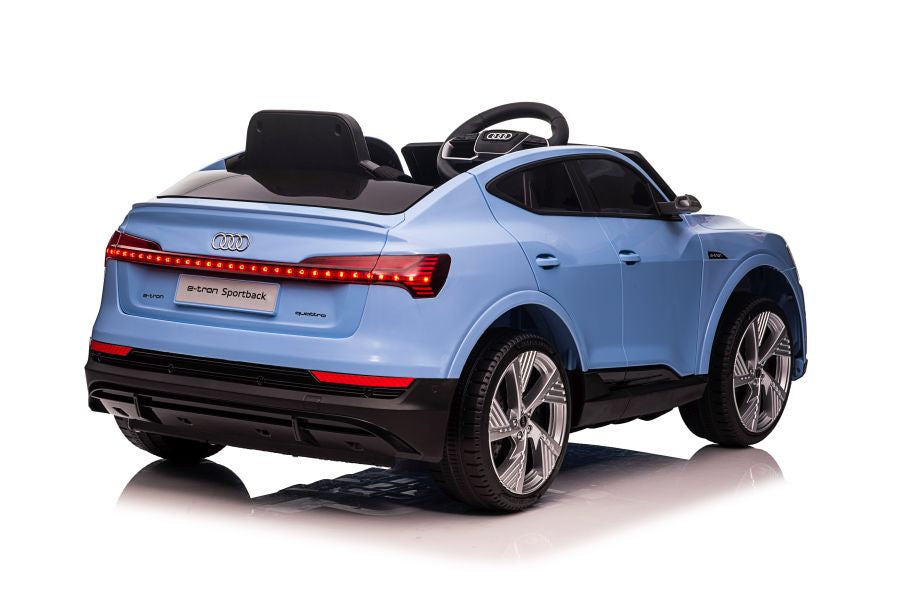 Elektrinis važiuojamas automobilis Audi E-Tron QLS-6688, mėlynas
