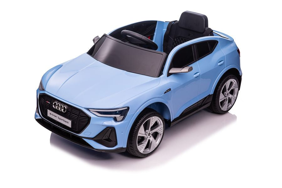 Elektrinis važiuojamas automobilis Audi E-Tron QLS-6688, mėlynas
