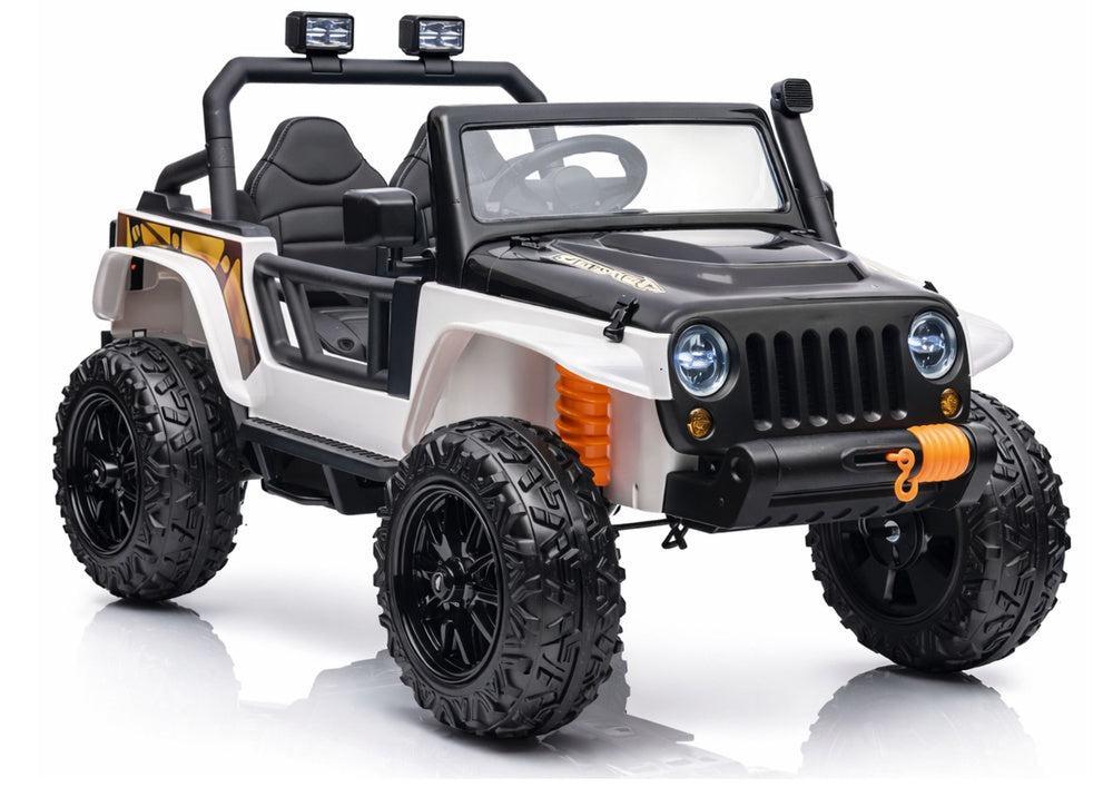 Elektrinis važiuojamas automobilis XB-1118, baltas