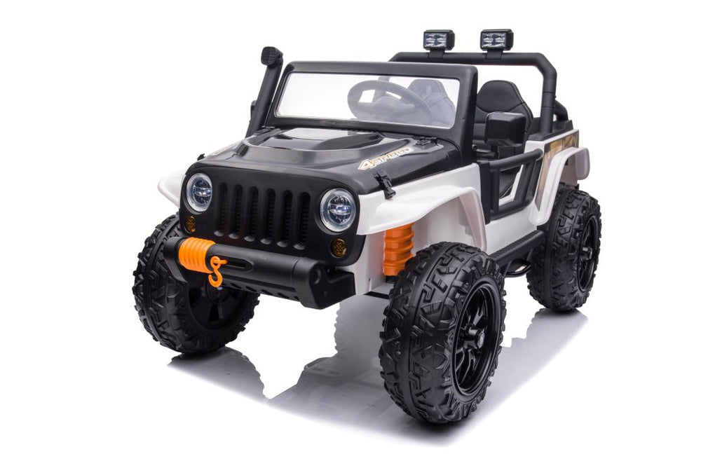 Elektrinis važiuojamas automobilis XB-1118, baltas