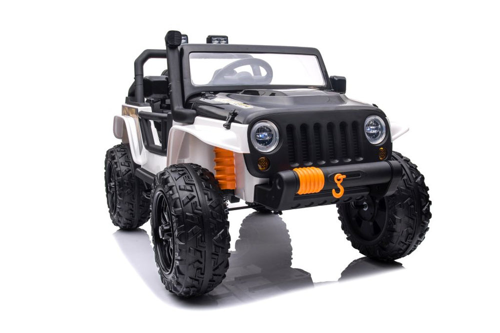 Elektrinis važiuojamas automobilis XB-1118, baltas