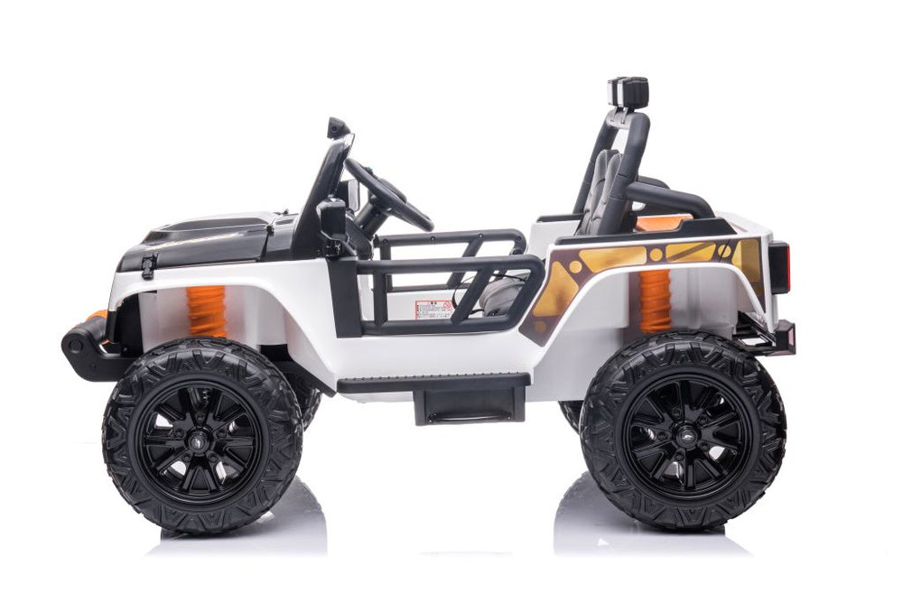 Elektrinis važiuojamas automobilis XB-1118, baltas