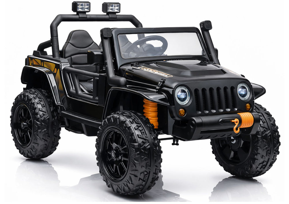 Elektrinis važiuojamas automobilis XB-1118, juodas