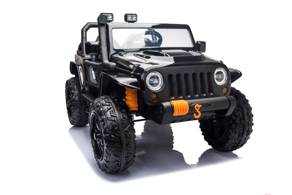 Elektrinis važiuojamas automobilis XB-1118, juodas