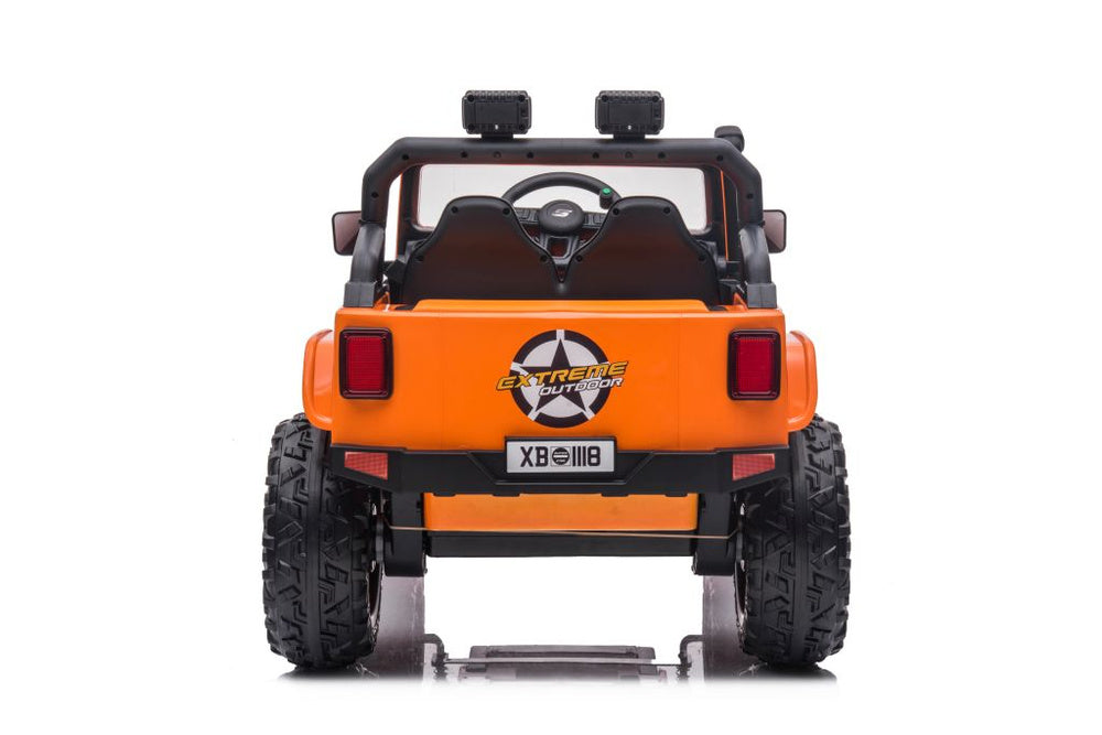 Elektrinis važiuojamas automobilis XB-1118, oranžinis