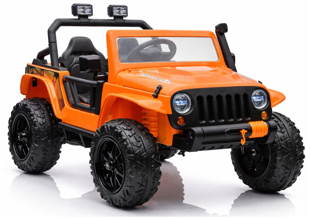 Elektrinis važiuojamas automobilis XB-1118, oranžinis