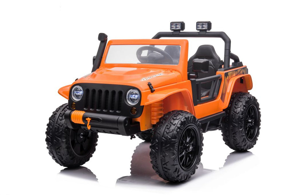 Elektrinis važiuojamas automobilis XB-1118, oranžinis