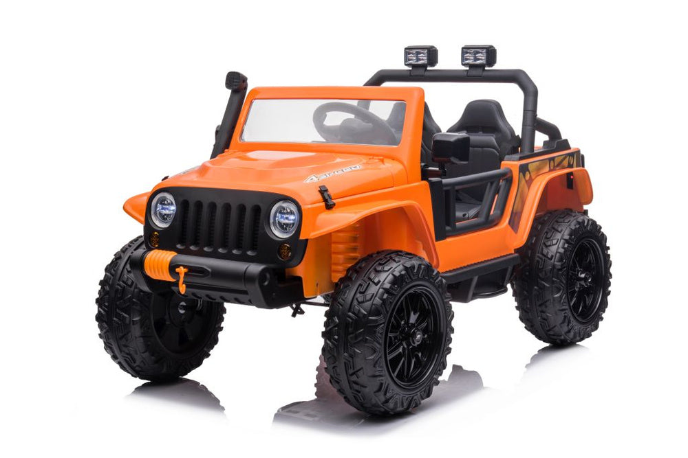 Elektrinis važiuojamas automobilis XB-1118, oranžinis